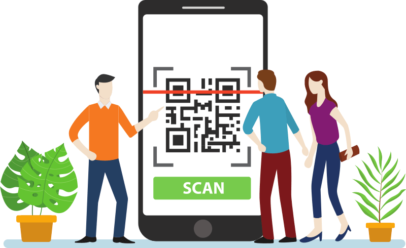 qrcode-technology-scan-with-office-team-people from Vecteezy.com